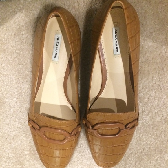 Alex Marie "Crilla" Tan Leather Women Loafers Size 8 - New - Picture 8 of 8